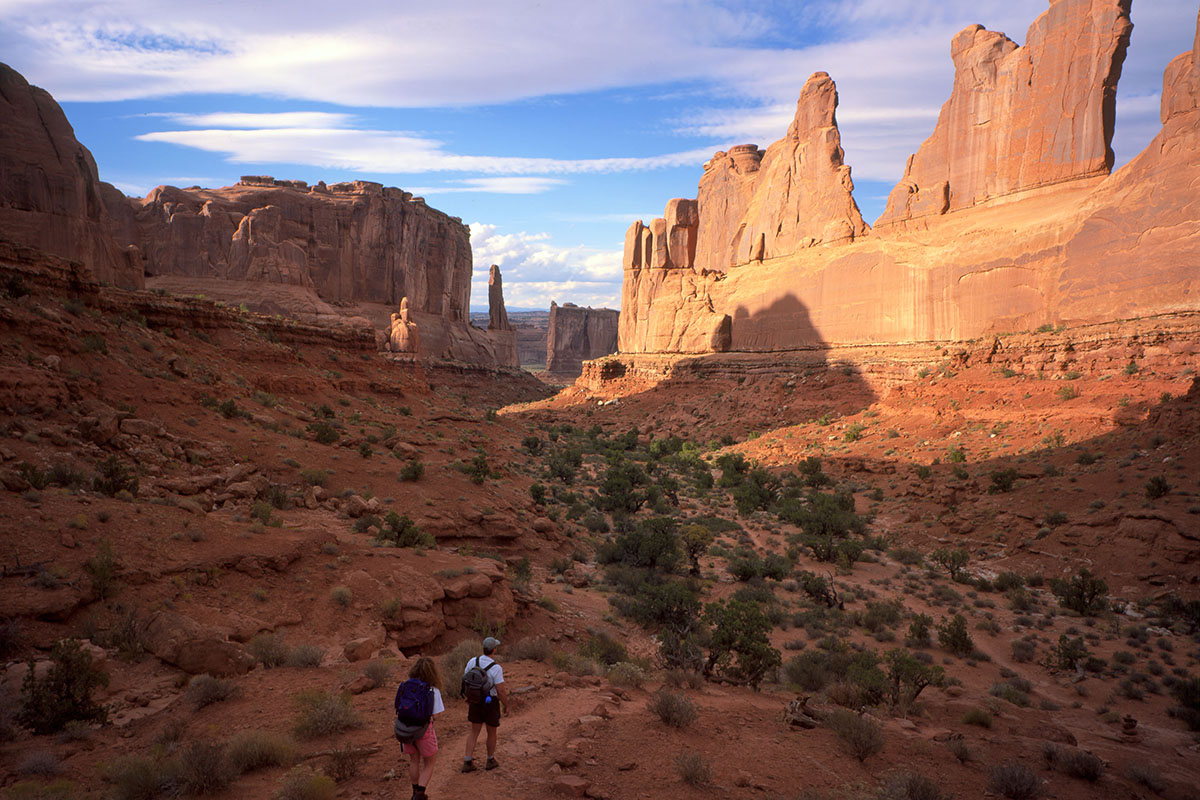Park Avenue Trail in Arches National Park