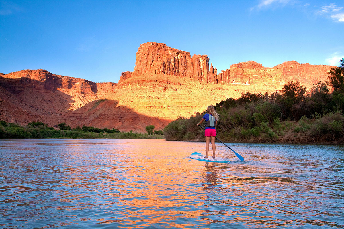 Paddle Boarding on the Colorado River