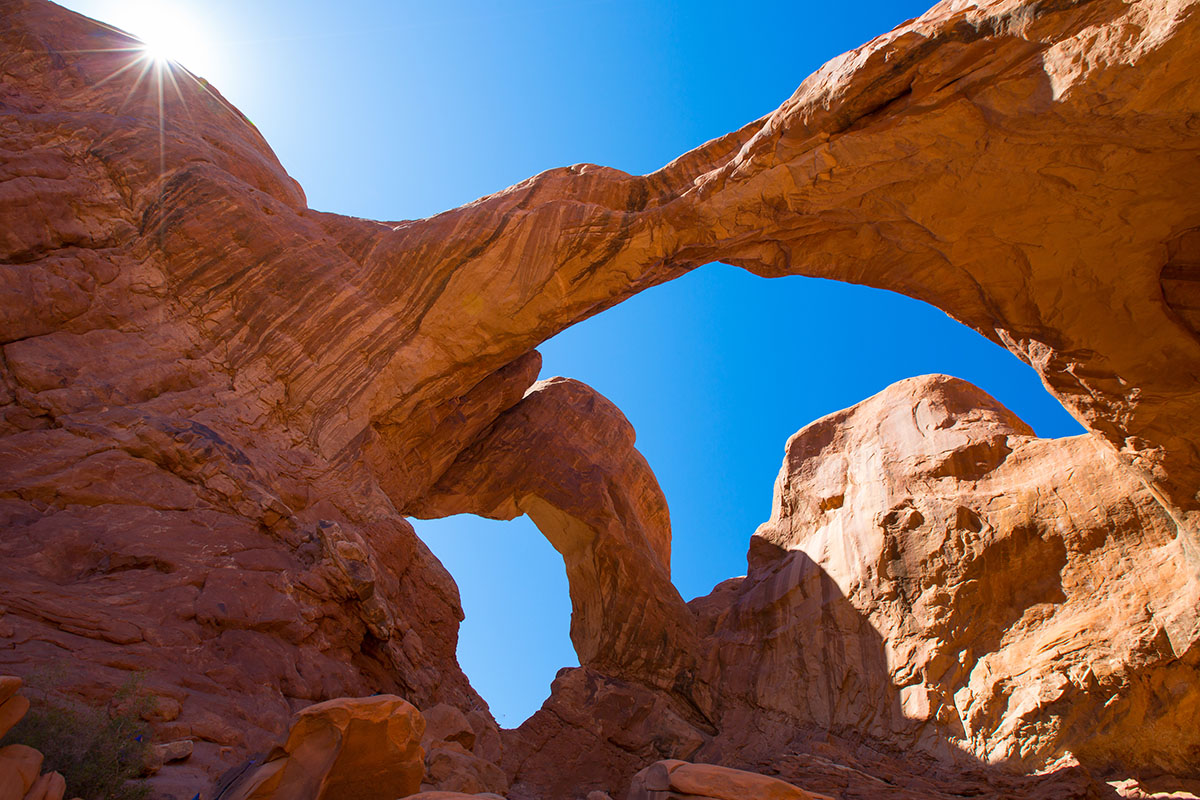 Double Arch in Arches National Park