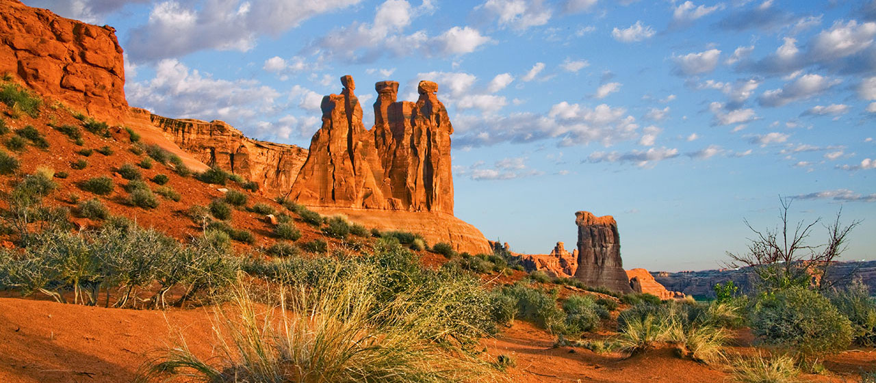 The Three Gossips at Arches National Park