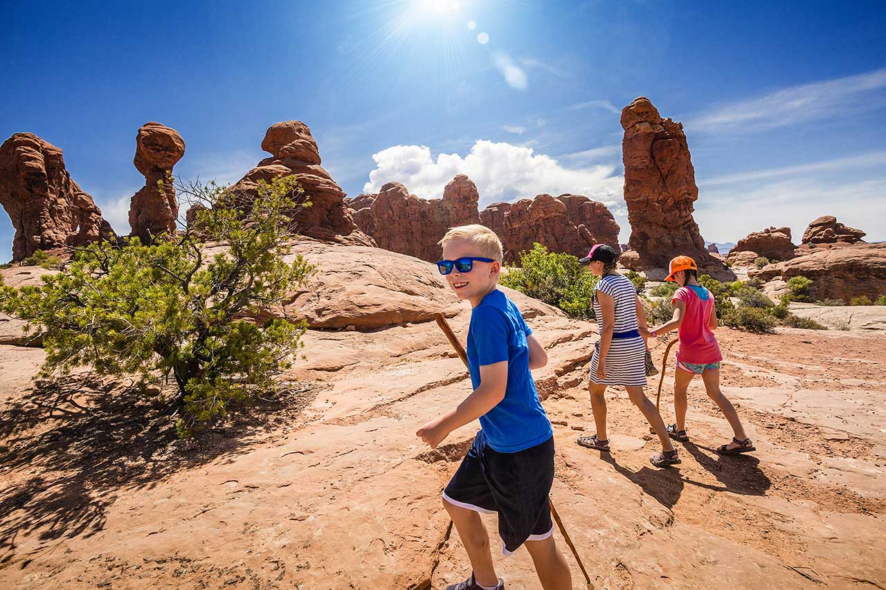 Arches National Park Hiker