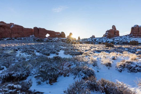 Arches National Park in Winter