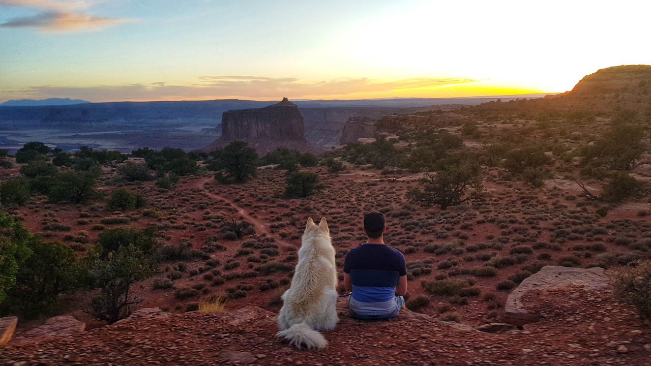 Mark & Mya in Canyonlands National Park