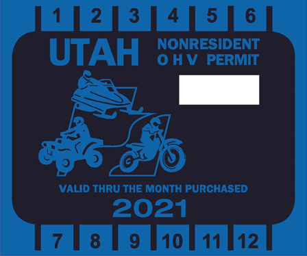 Utah OHV Permit