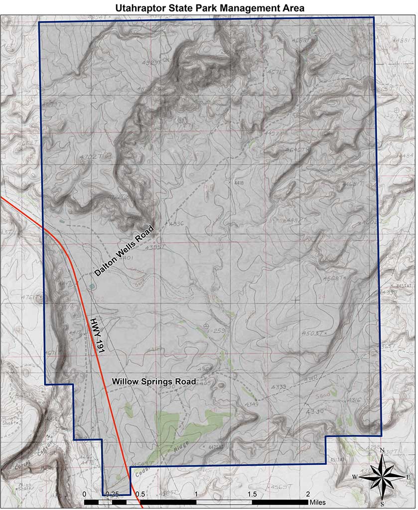 Utahraptor Management Area