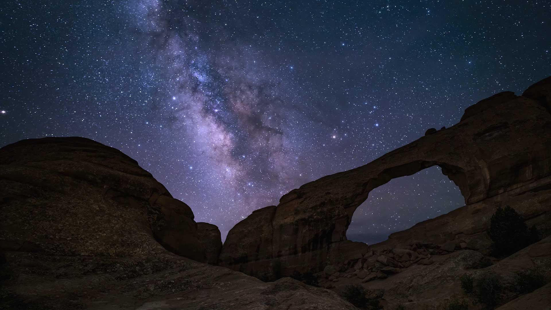 Arches National Park at Night