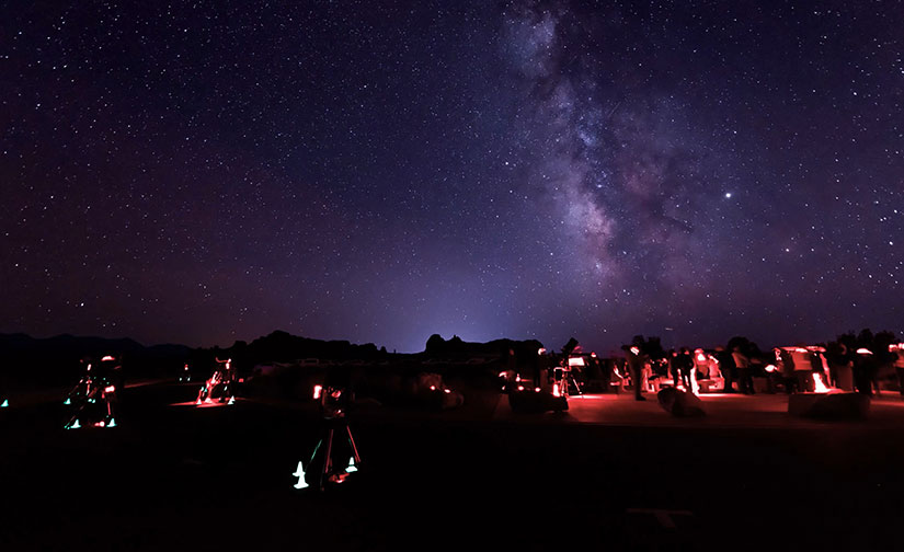 Arches National Park Starparty at Night