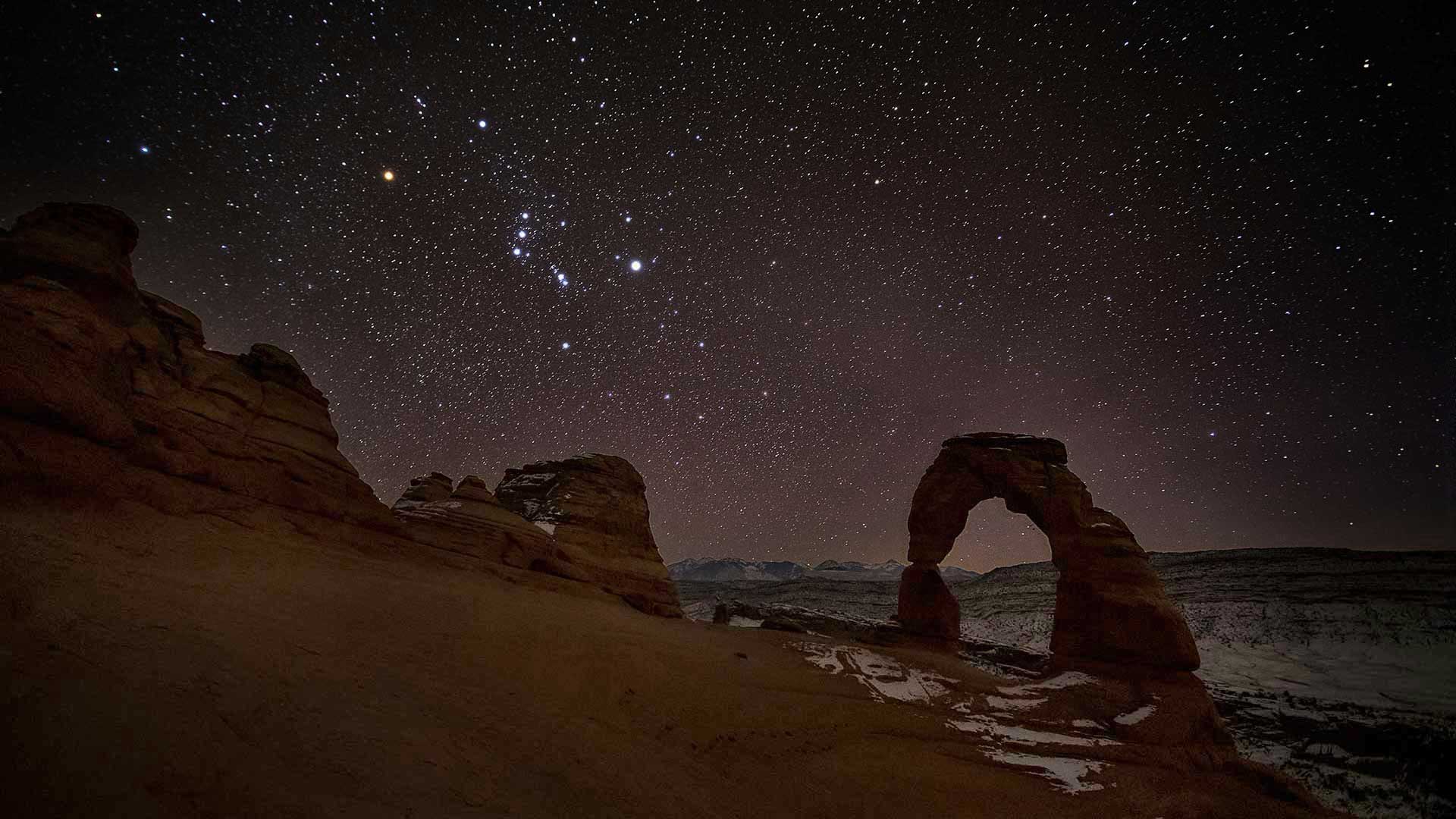 Delicate Arch at Night