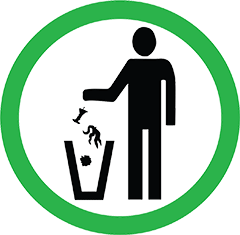 Pack out Trash