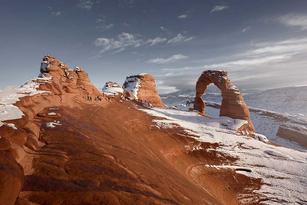 Winter in Arches National Park