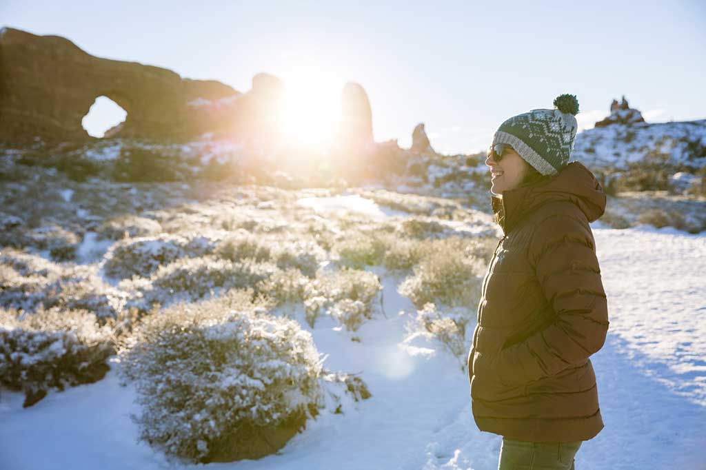 Winter in Arches National Park